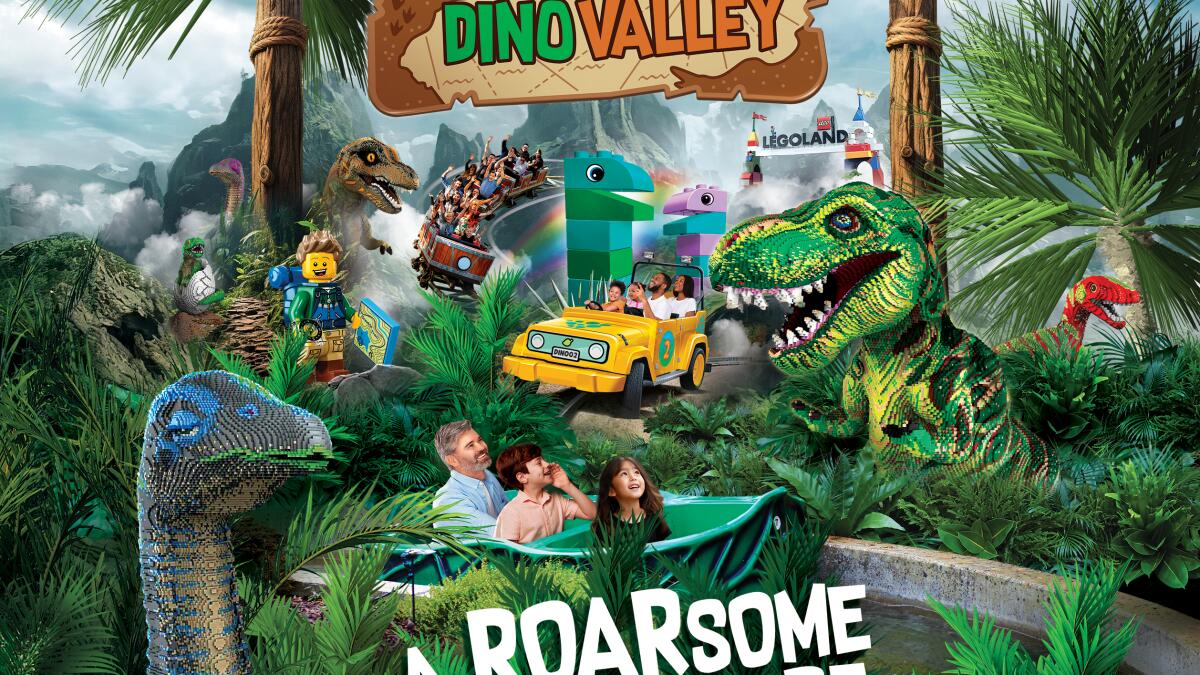 Legoland shop dinosaur ride